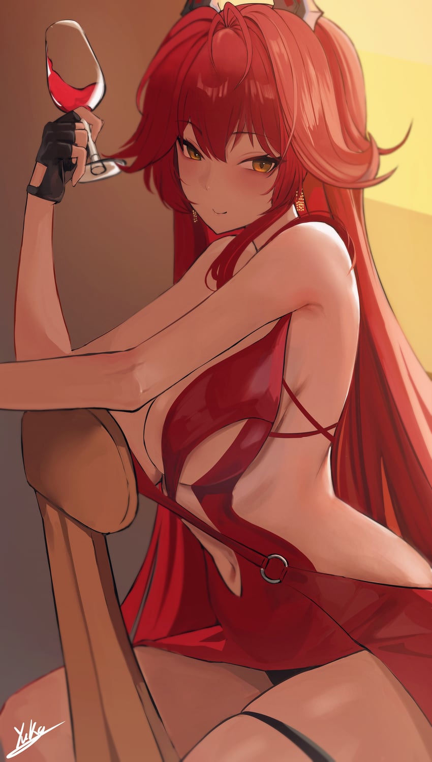 red hood (goddess of victory: nikke) drawn by yuka_1503