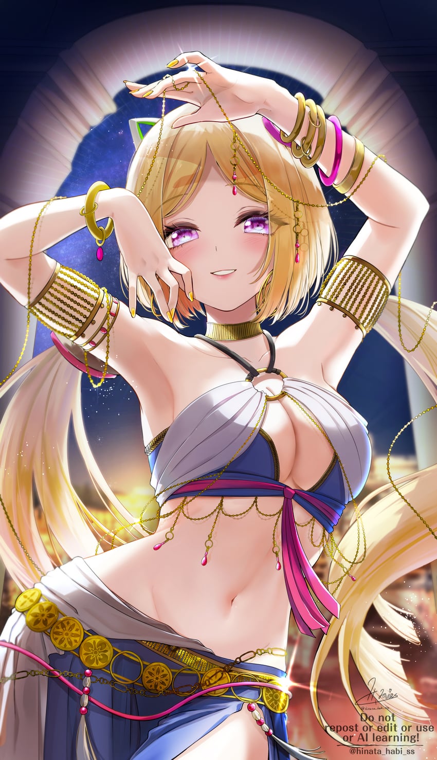 aki rosenthal (hololive) drawn by hinata_habi_ss