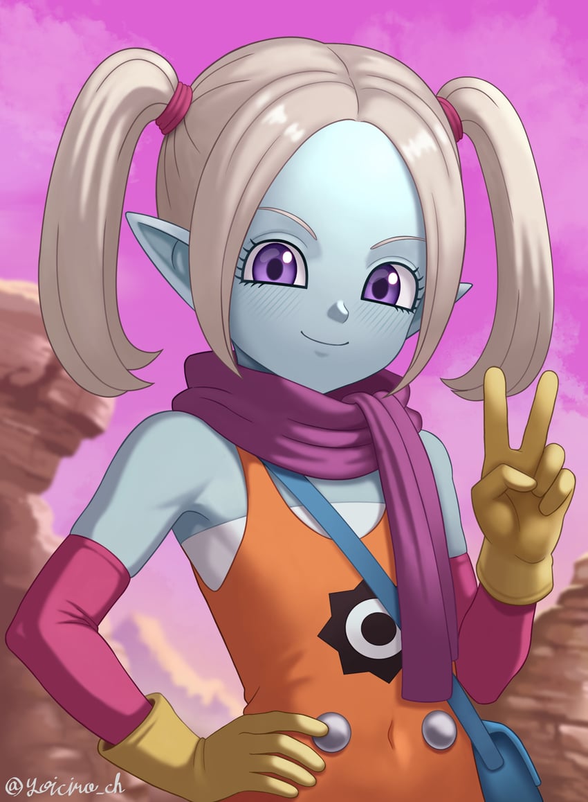 pansy (dragon ball and 1 more) drawn by yoichiro_ch