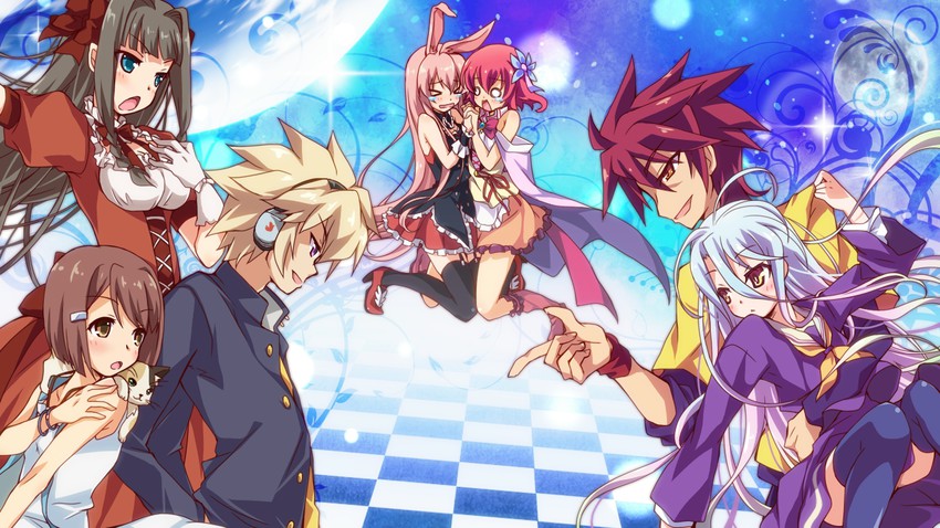 shiro, stephanie dora, kurousagi, sora, kasukabe you, and 2 more (no game no life and 1 more) drawn by nora-toro