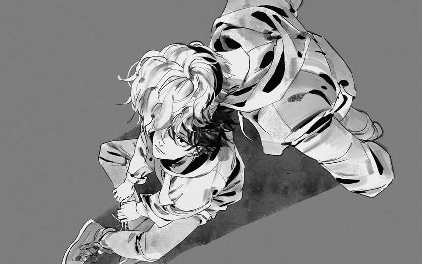 gojou satoru and fushiguro megumi (jujutsu kaisen) drawn by chenalii