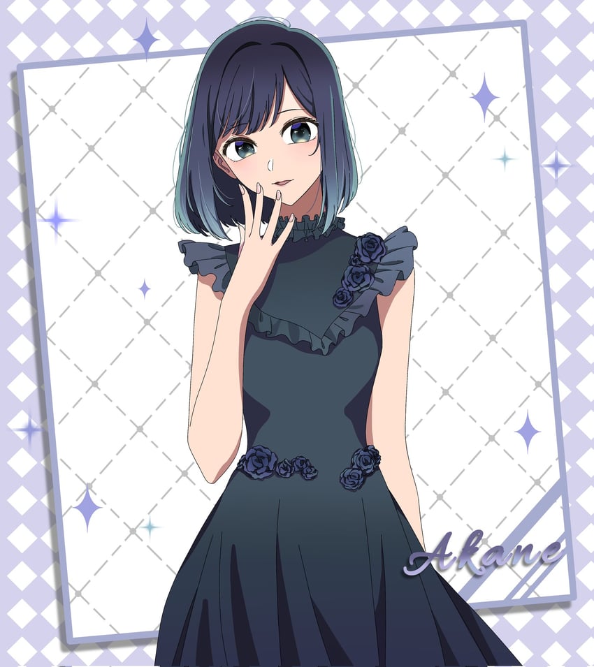 kurokawa akane (oshi no ko) drawn by nara_(menosora)
