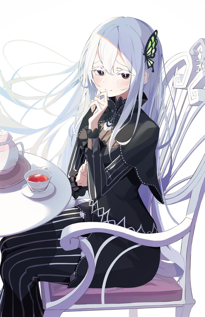 echidna (re:zero kara hajimeru isekai seikatsu) drawn by munseonghwa