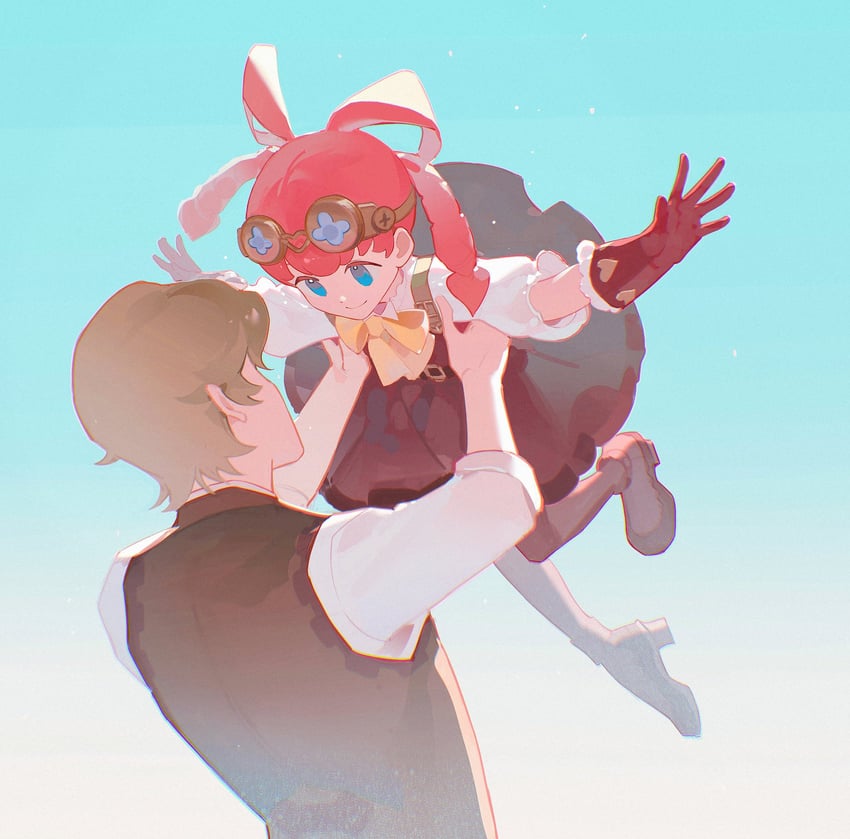 herlock sholmes and iris wilson (ace attorney and 1 more) drawn by yimi_(christi72220862)