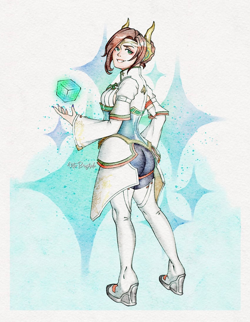alexandria (xenoblade chronicles and 1 more) drawn by octobrushido