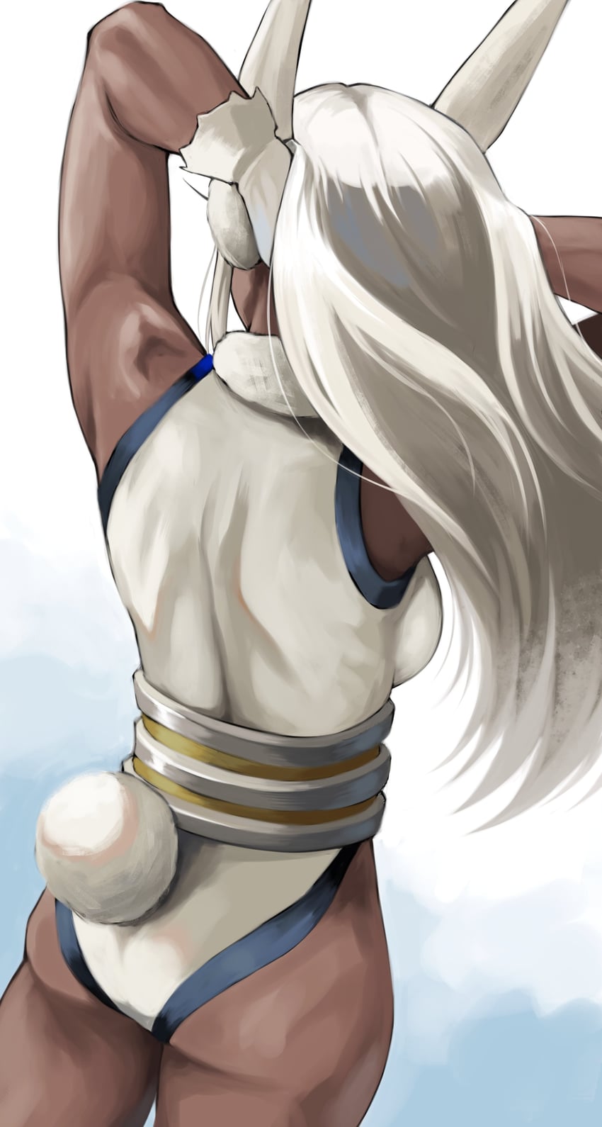 mirko (boku no hero academia) drawn by fengling_(furin-jp)