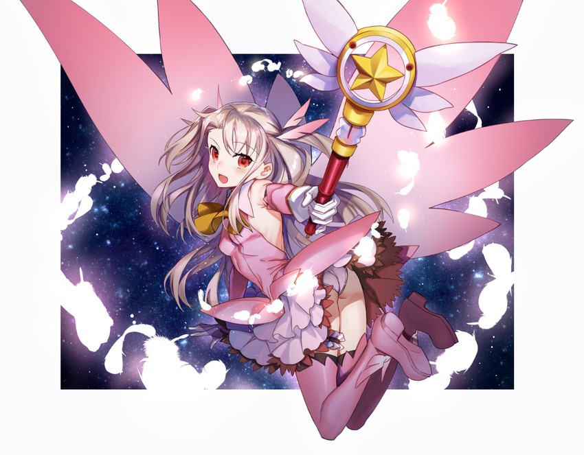 illyasviel von einzbern, prisma illya, and magical ruby (fate and 1 more) drawn by ycco_(estrella)