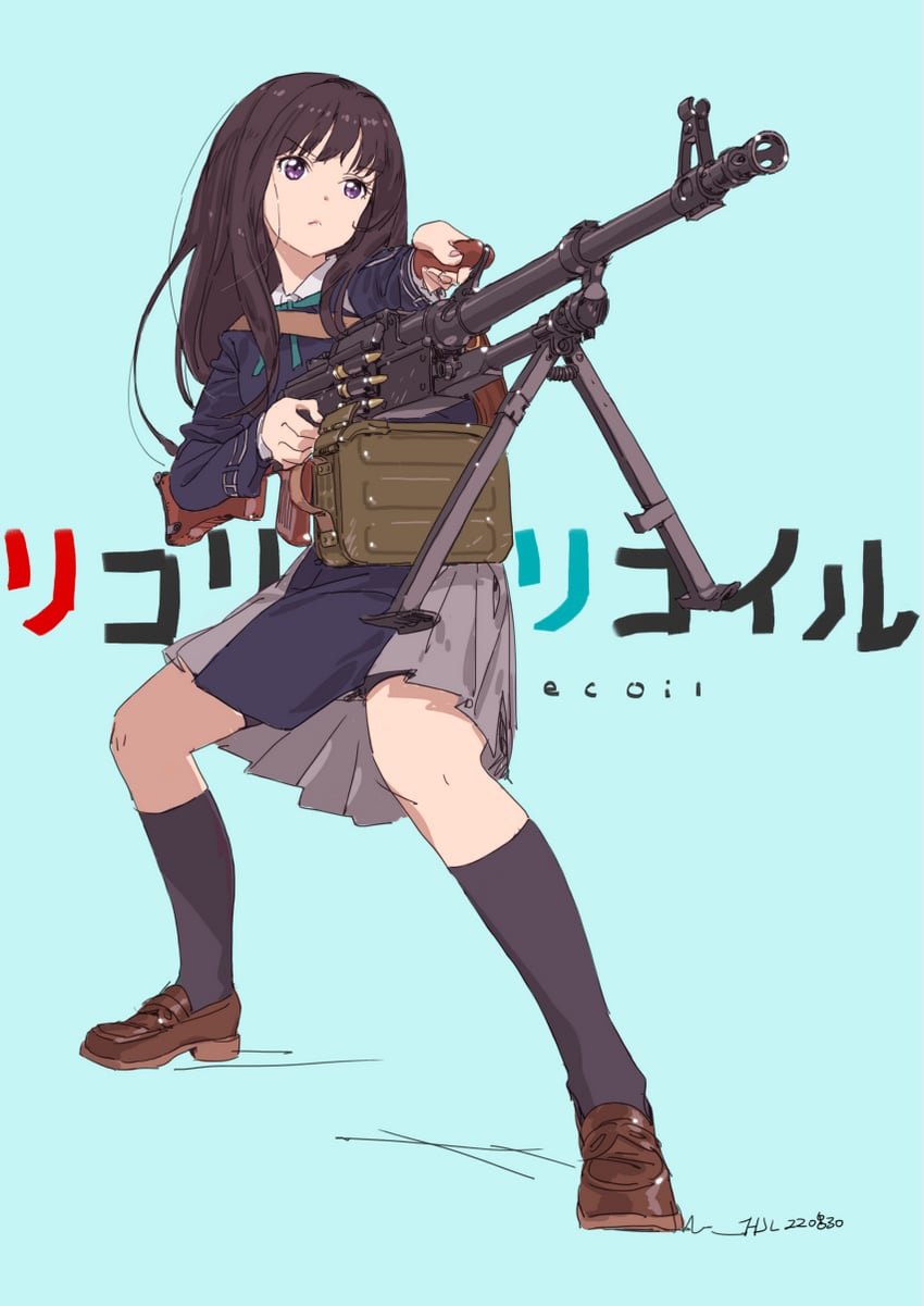 inoue takina (lycoris recoil) drawn by hjl