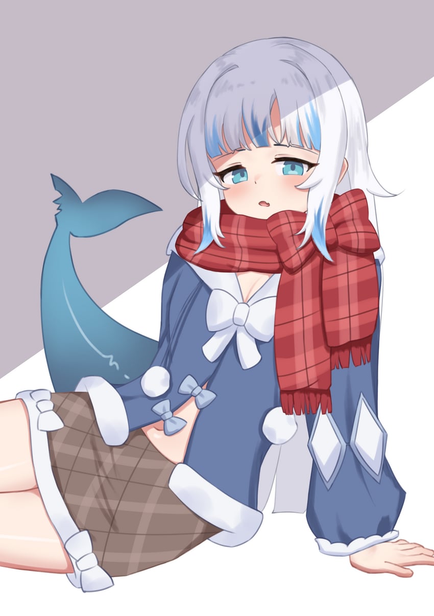gawr gura (hololive and 1 more) drawn by sukisuki_owo
