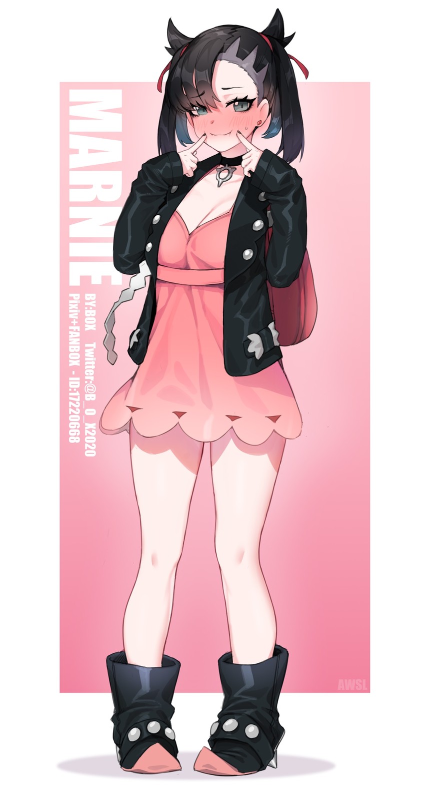 marnie (pokemon and 1 more) drawn by xiangzi_box