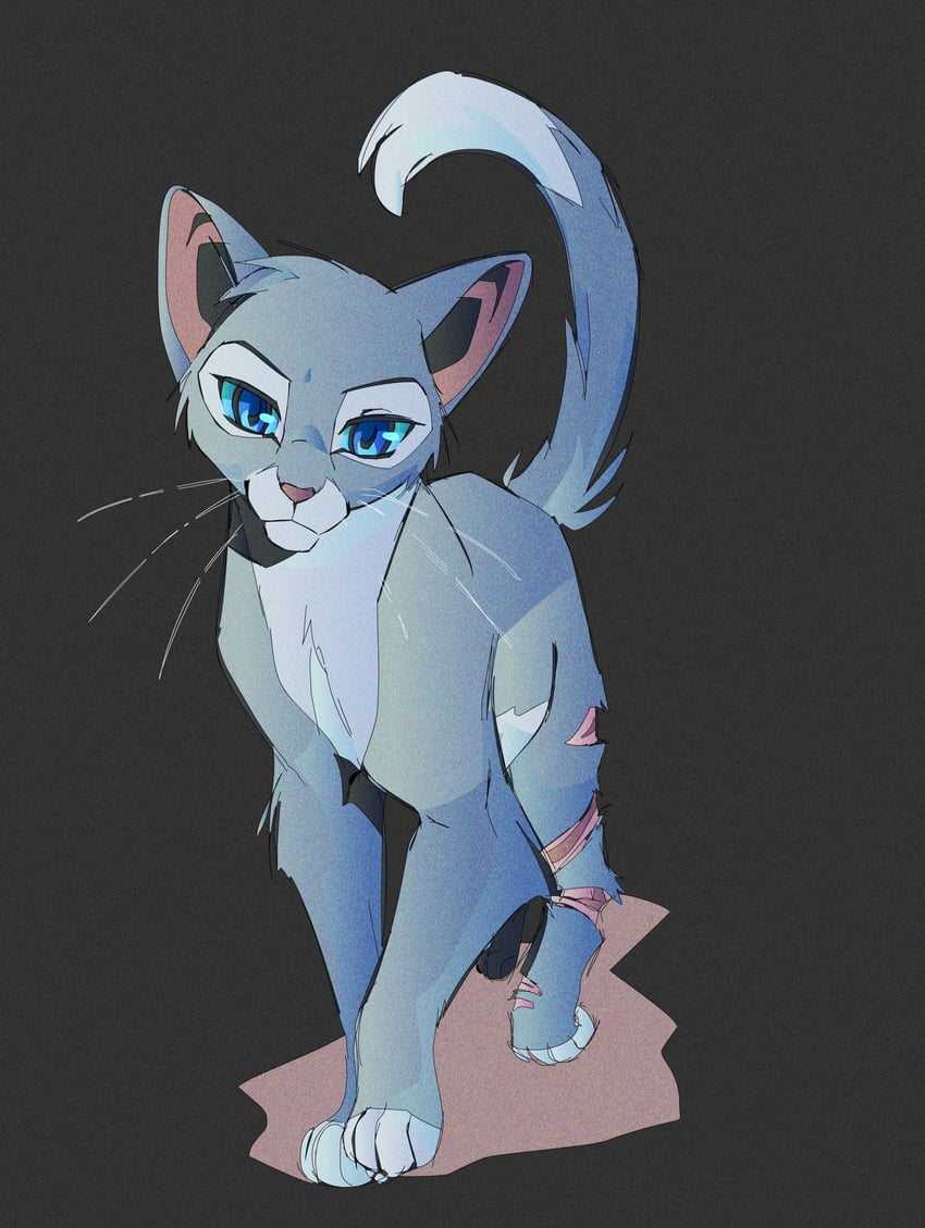 cinderpelt (warrior cats and 1 more) drawn by sam_(kyaptainkiddo)
