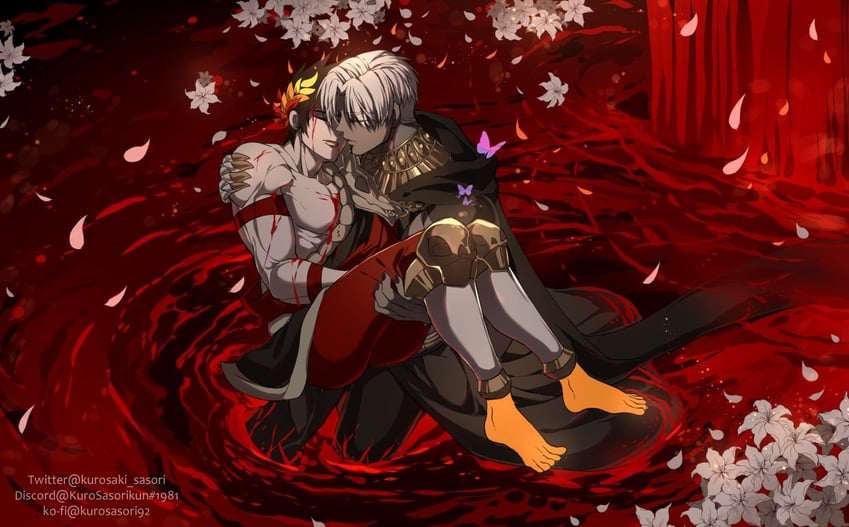 zagreus and thanatos (hades and 1 more) drawn by kurosaki_sasori