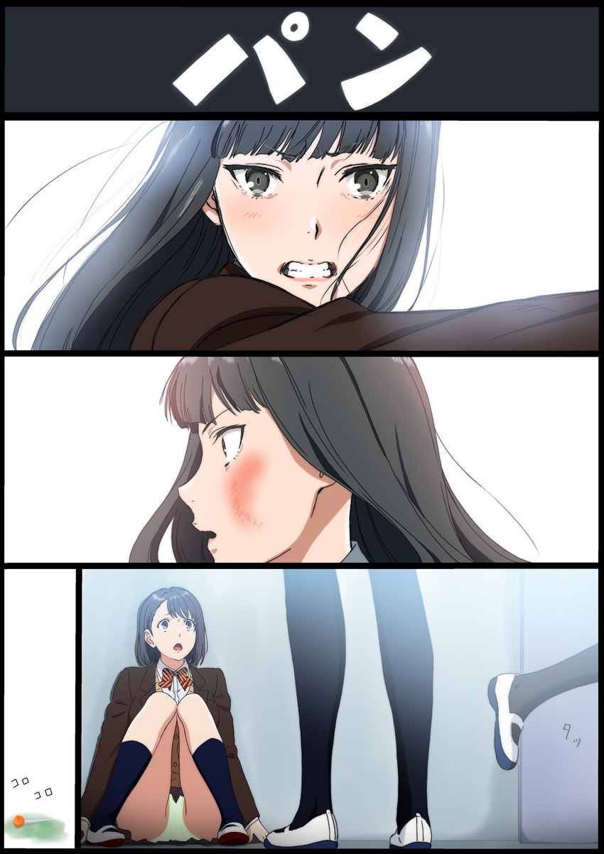 jijo, futago imouto, and futago ane (original) drawn by kakitama