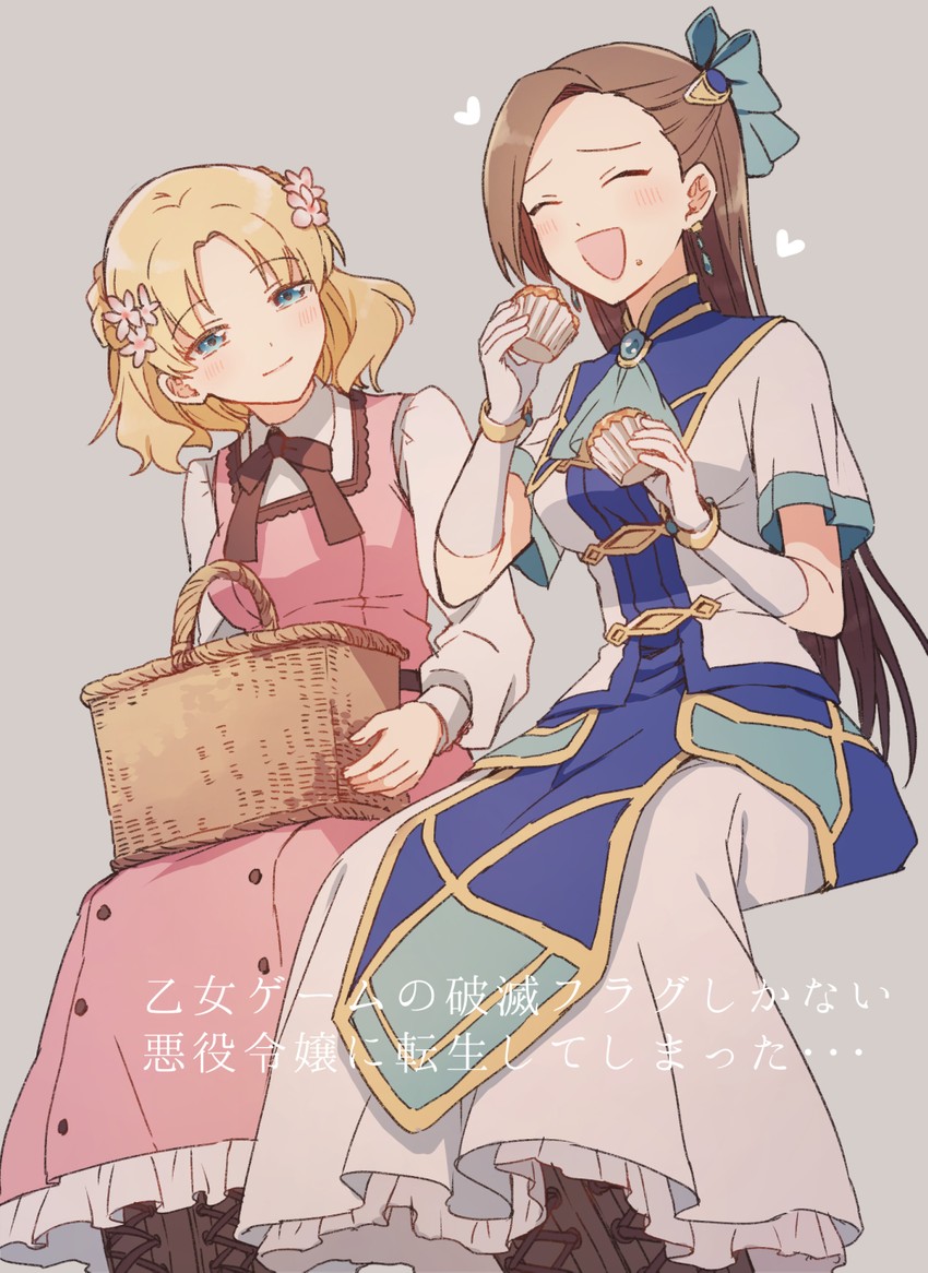katarina claes and maria campbell (otome game no hametsu flag shika nai akuyaku reijou ni tensei shite shimatta) drawn by shake_sawa