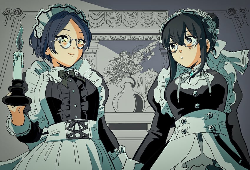 sagisawa fumika and hayami kanade (idolmaster and 1 more) drawn by inichigaichi