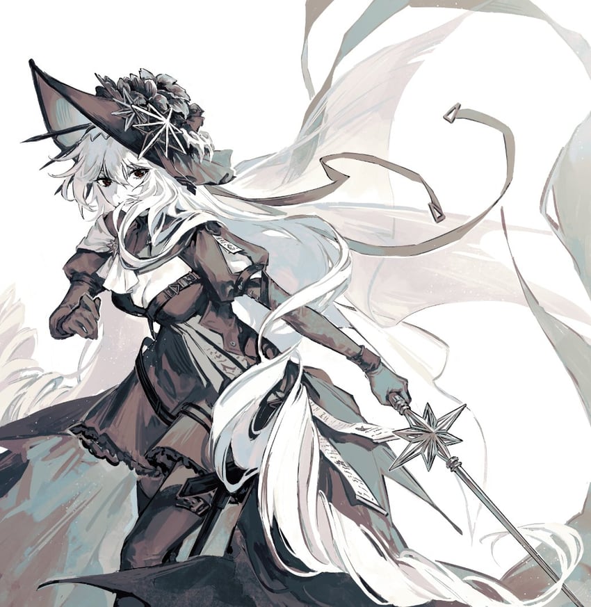 specter and specter the unchained (arknights) drawn by theta_(swfh8575)