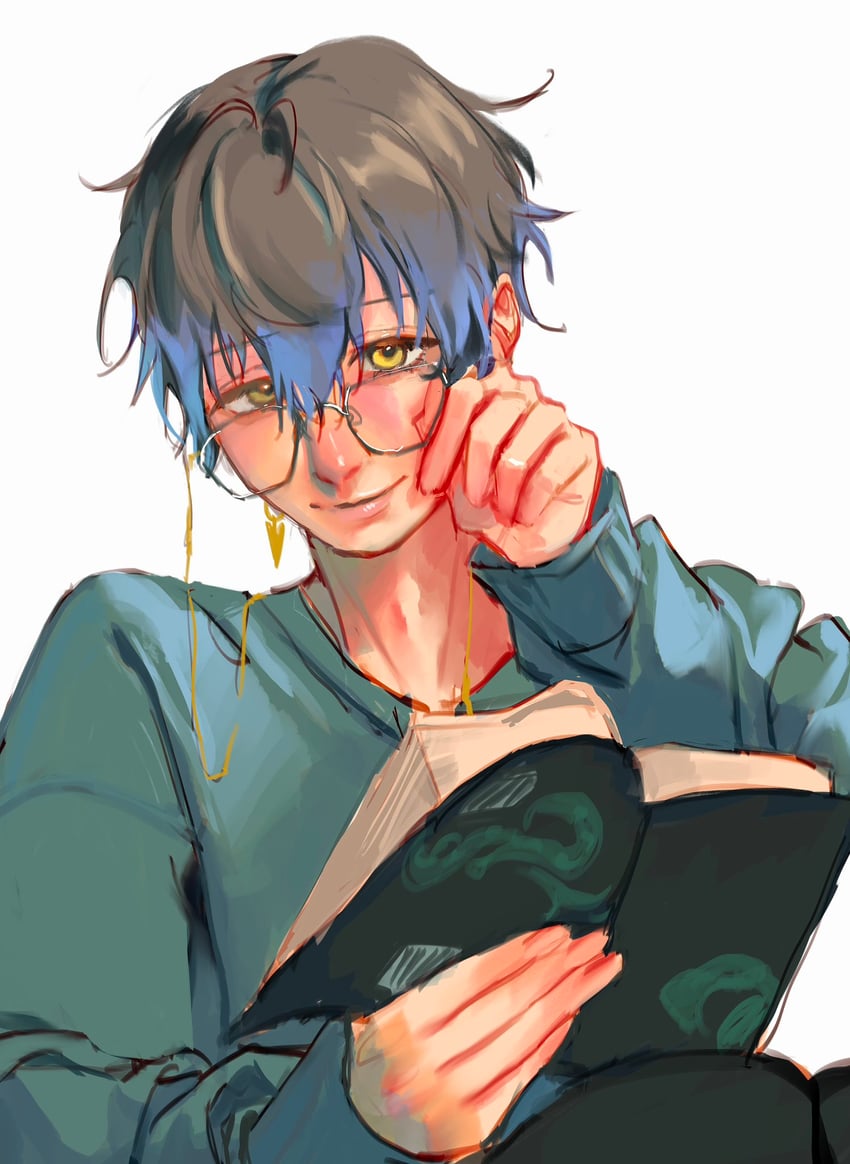 ike eveland (nijisanji and 1 more) drawn by tea_cat13