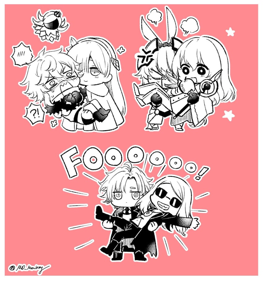 anastasia, caenis, viy, tezcatlipoca, kadoc zemlupus, and 2 more (fate and 1 more) drawn by worrisorochi