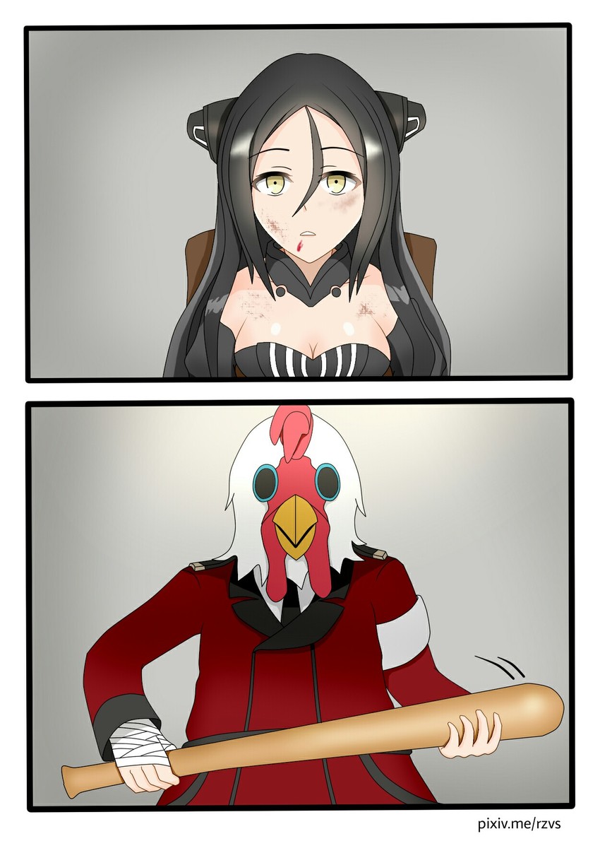 commander, dreamer, jacket, and richard (girls' frontline and 1 more) drawn by rzv