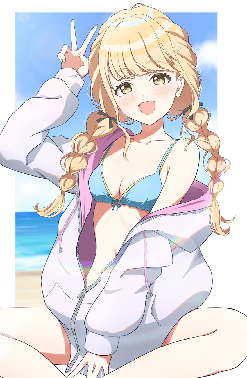 fujita kotone (idolmaster and 1 more) drawn by vec_ka