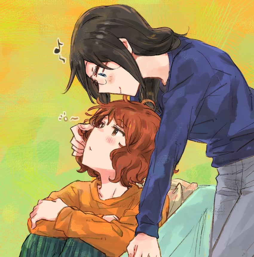 oumae kumiko and tanaka asuka (hibike! euphonium) drawn by amano_shin