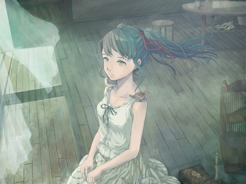 hatsune miku (vocaloid) drawn by kuchibiru_(lipblue)