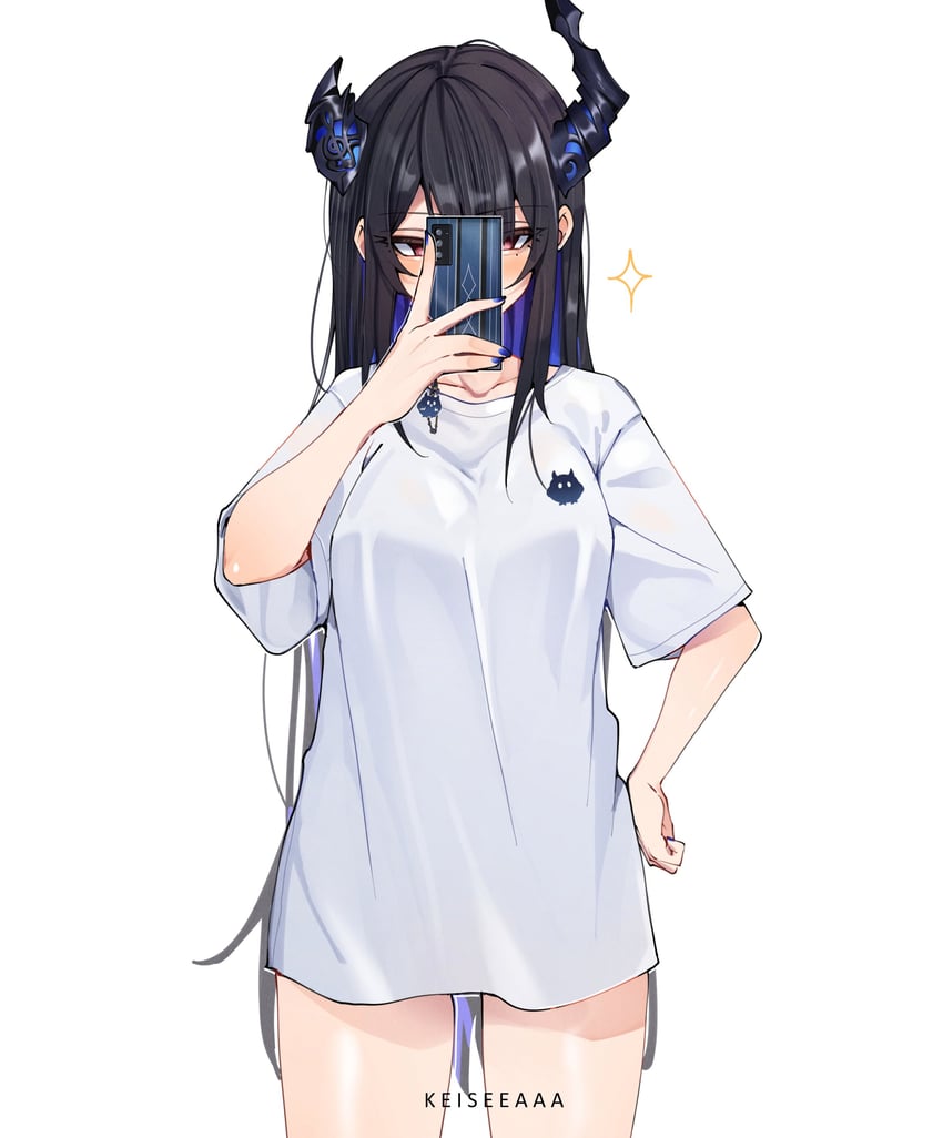 nerissa ravencroft (hololive and 1 more) drawn by keisea