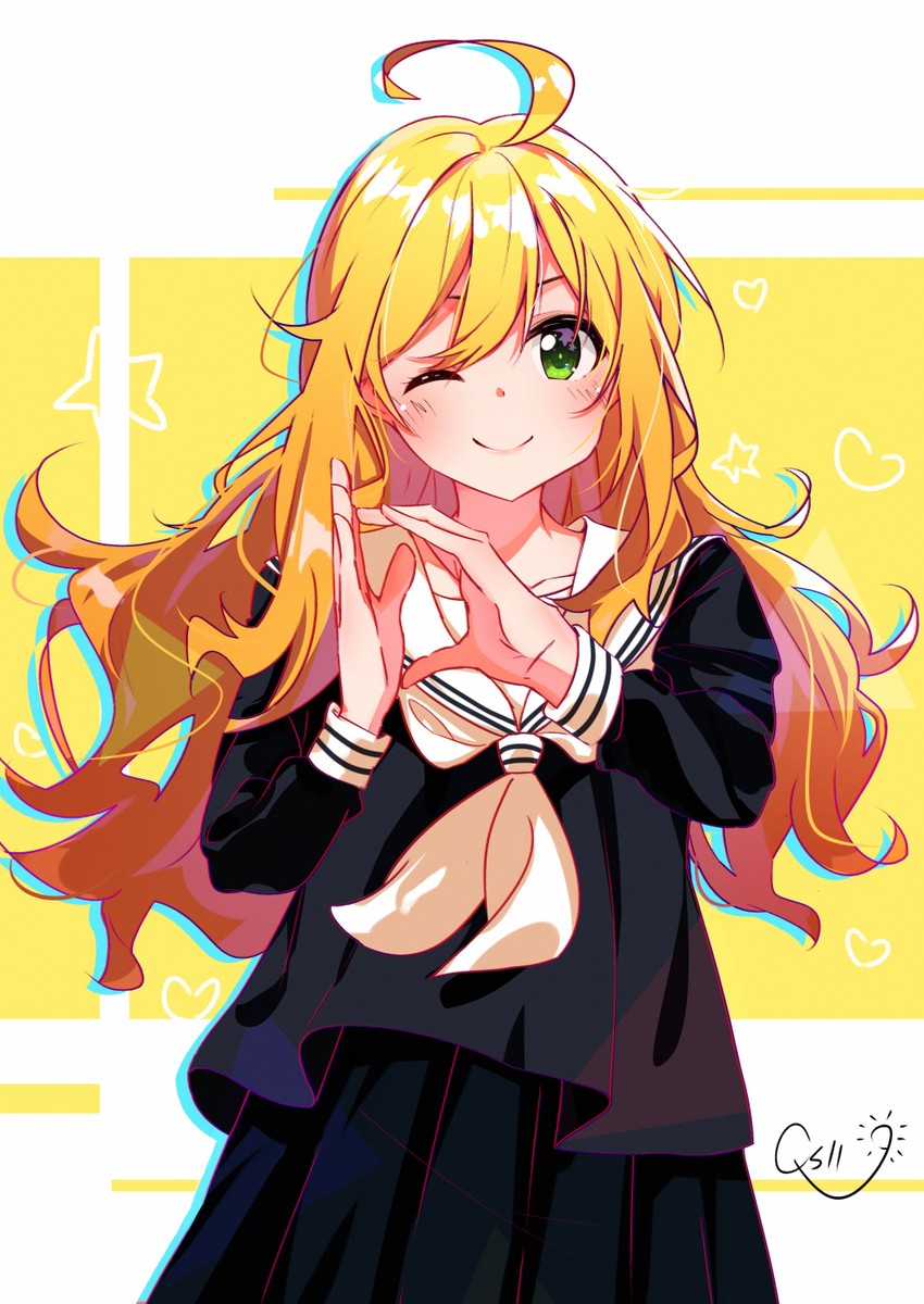 hoshii miki (idolmaster and 1 more) drawn by qs11