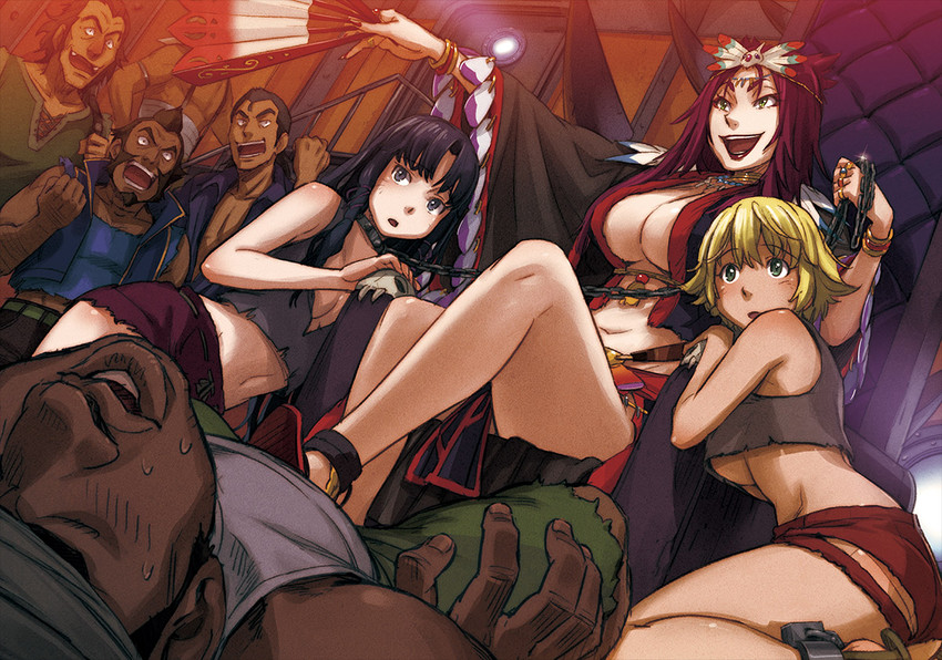 lukkage, parinuri, paraem, and marocchi (suisei no gargantia) drawn by naruko_hanaharu
