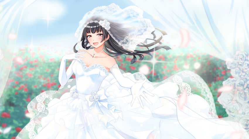mayuzumi fuyuko (idolmaster and 1 more) drawn by saku-0403