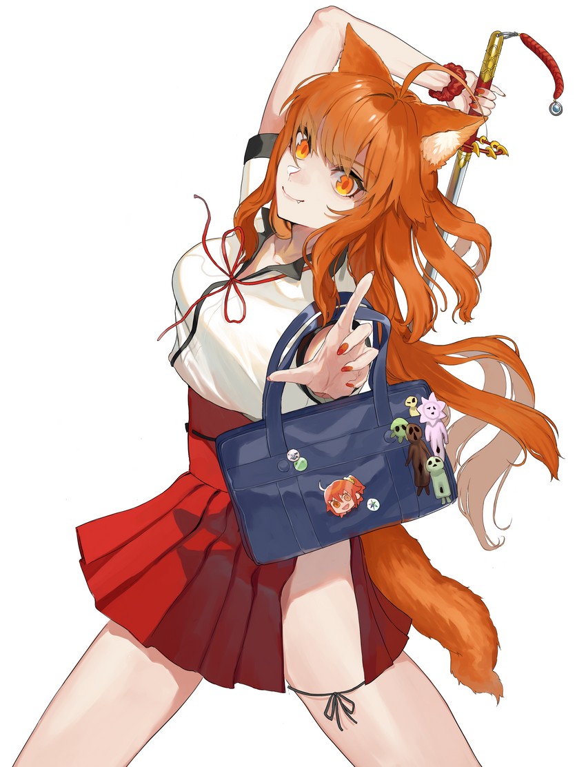 fujimaru ritsuka and suzuka gozen (fate and 1 more) drawn by hakisou