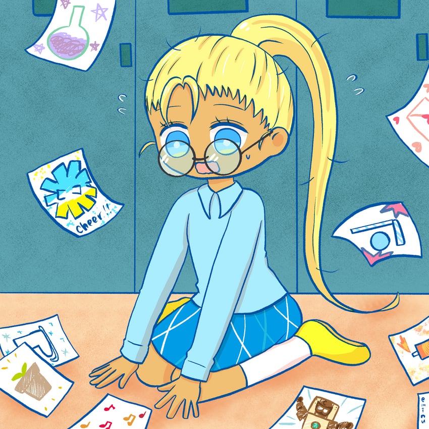 cheerleader cookie (cookie run and 1 more) drawn by eminu