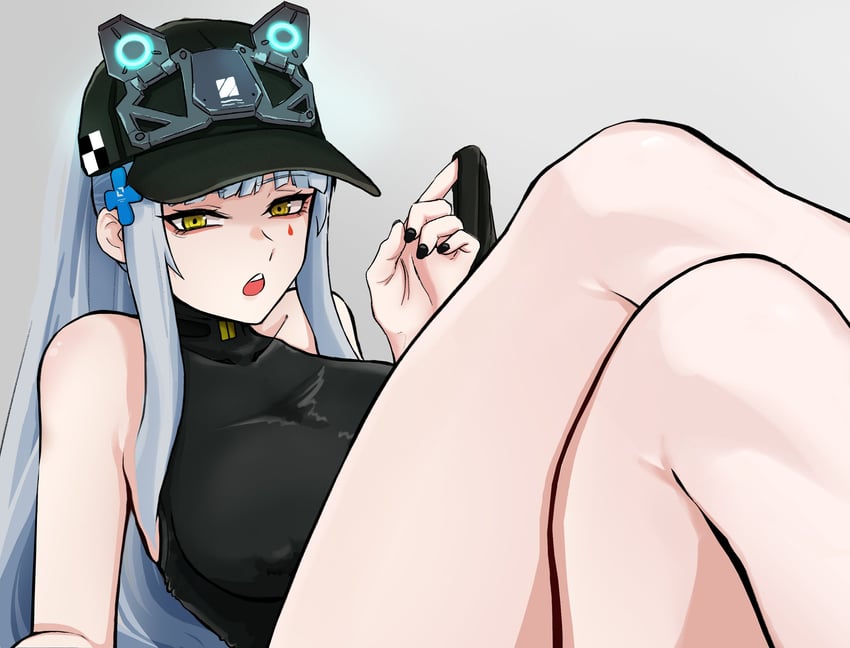 hk416 and klukai (girls' frontline and 1 more) drawn by jian_(ntd_ak12)