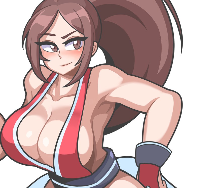 shiranui mai (the king of fighters and 1 more) drawn by sagas293