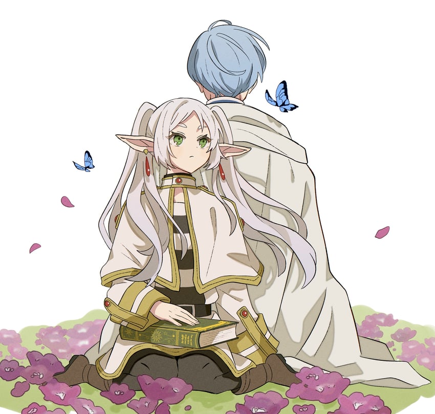 frieren and himmel (sousou no frieren) drawn by hakuuyori