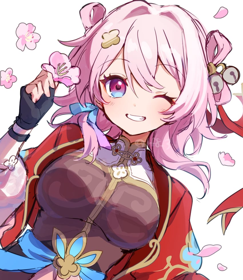 march 7th (honkai and 1 more) drawn by rono_(iwant_ab)