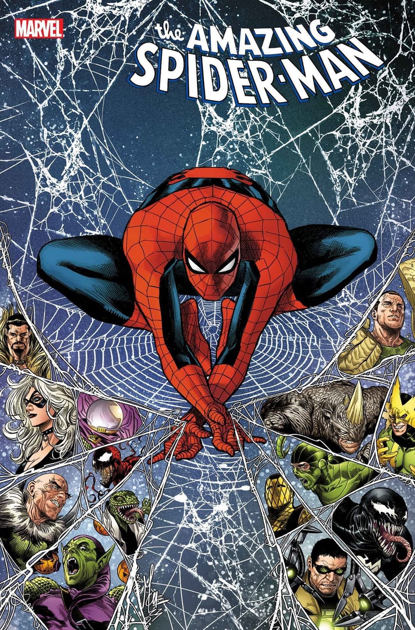 spider-man, venom, black cat, doctor octopus, carnage, and 9 more (marvel and 1 more) drawn by marco_checchetto