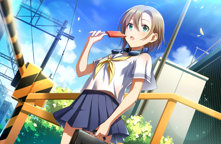 tada riina (idolmaster and 1 more) drawn by zattape