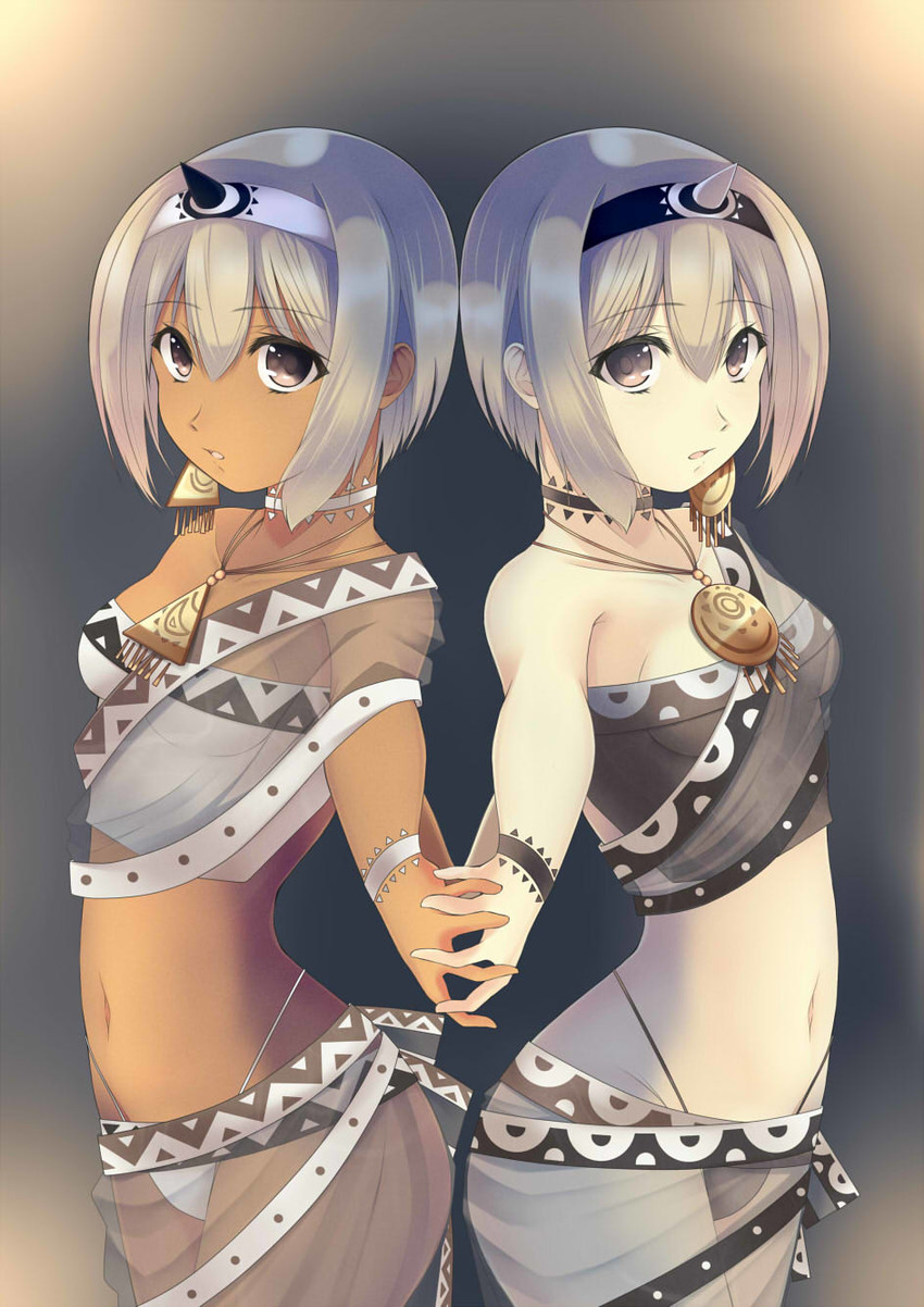 uruuru and saraana (utawarerumono and 1 more) drawn by nodoka_yui