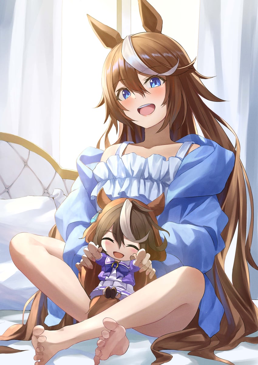 tokai teio and symboli rudolf (umamusume) drawn by chakuma_(yiyh1468)