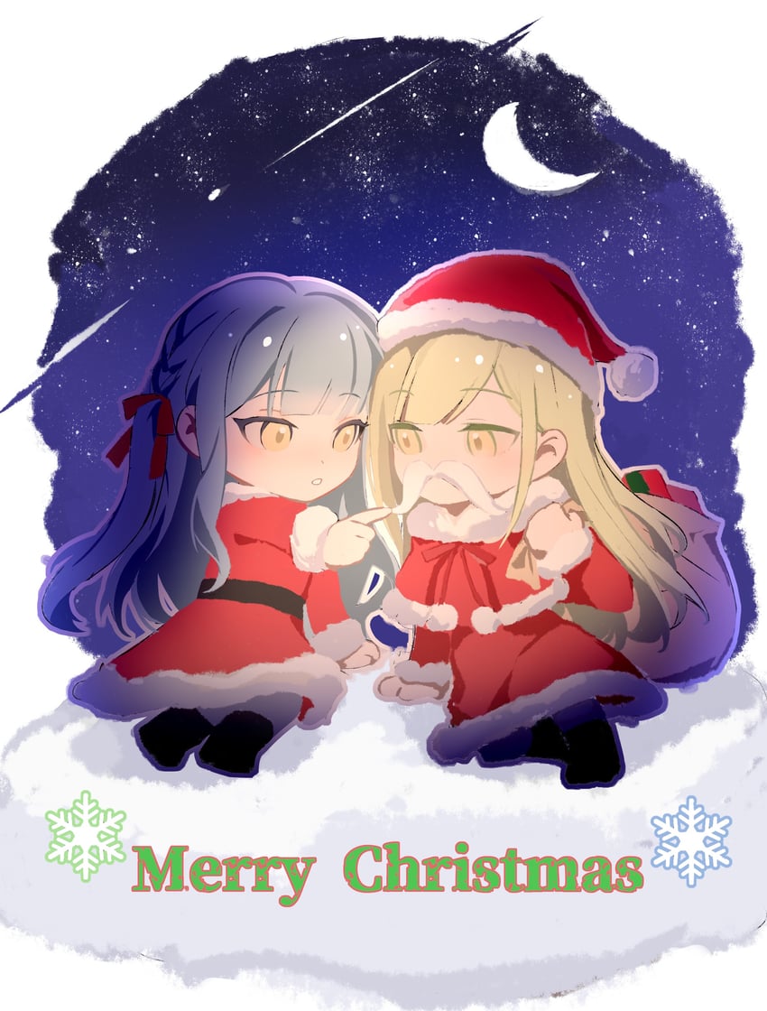 togawa sakiko and wakaba mutsumi (bang dream! and 1 more) drawn by baiyubyy