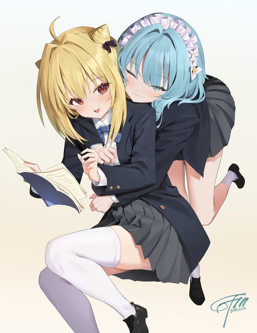 terakomari gandezblood and villhaze (hikikomari kyuuketsuki no monmon) drawn by fuin_(artist)