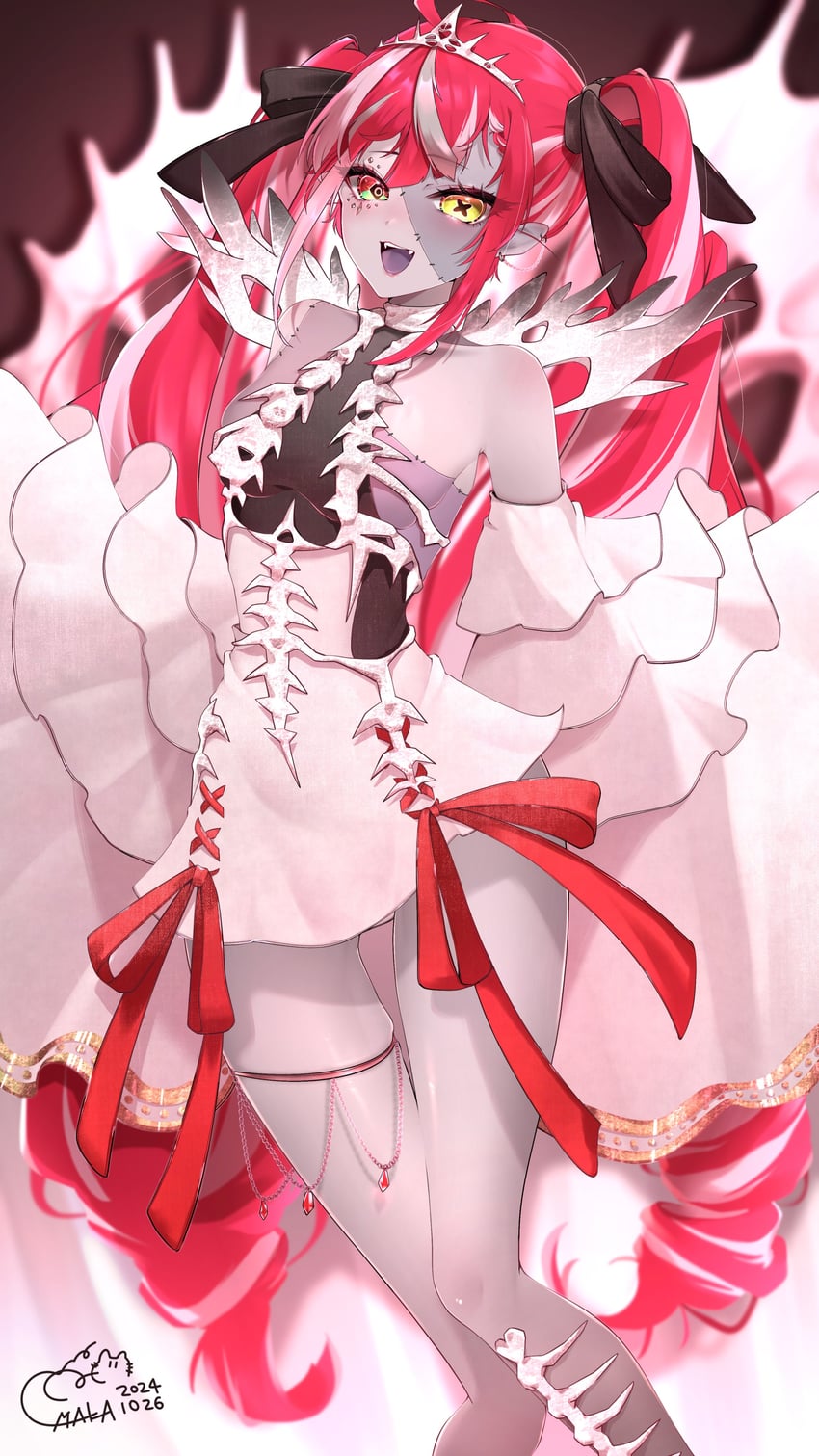 kureiji ollie (hololive and 1 more) drawn by maka_aratame