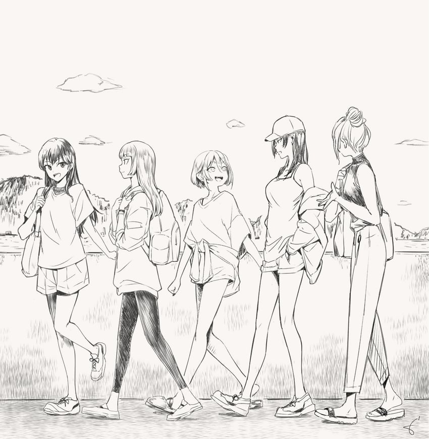 mee, cei, lino, and silvie (original) drawn by sohin