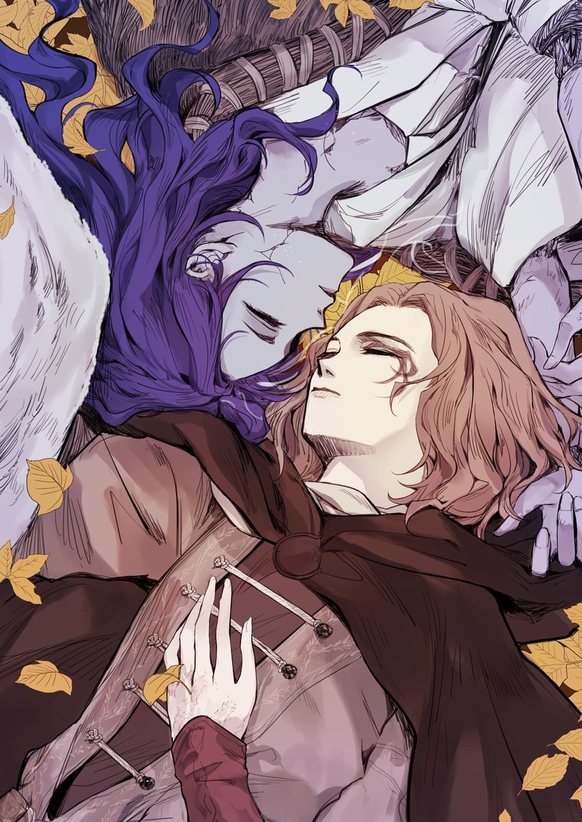 ranni the witch and melina (elden ring) drawn by alpha.e