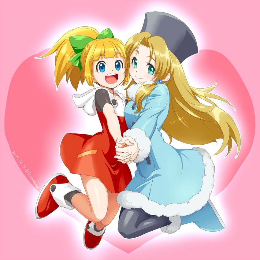 roll and kalinka cossack (mega man and 2 more) drawn by kurowasagi