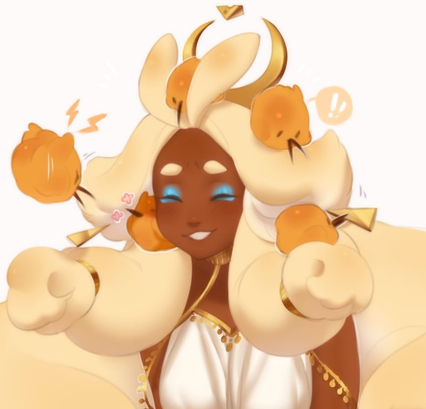 mozzarella cookie and cheesebird (cookie run and 1 more) drawn by midlle4