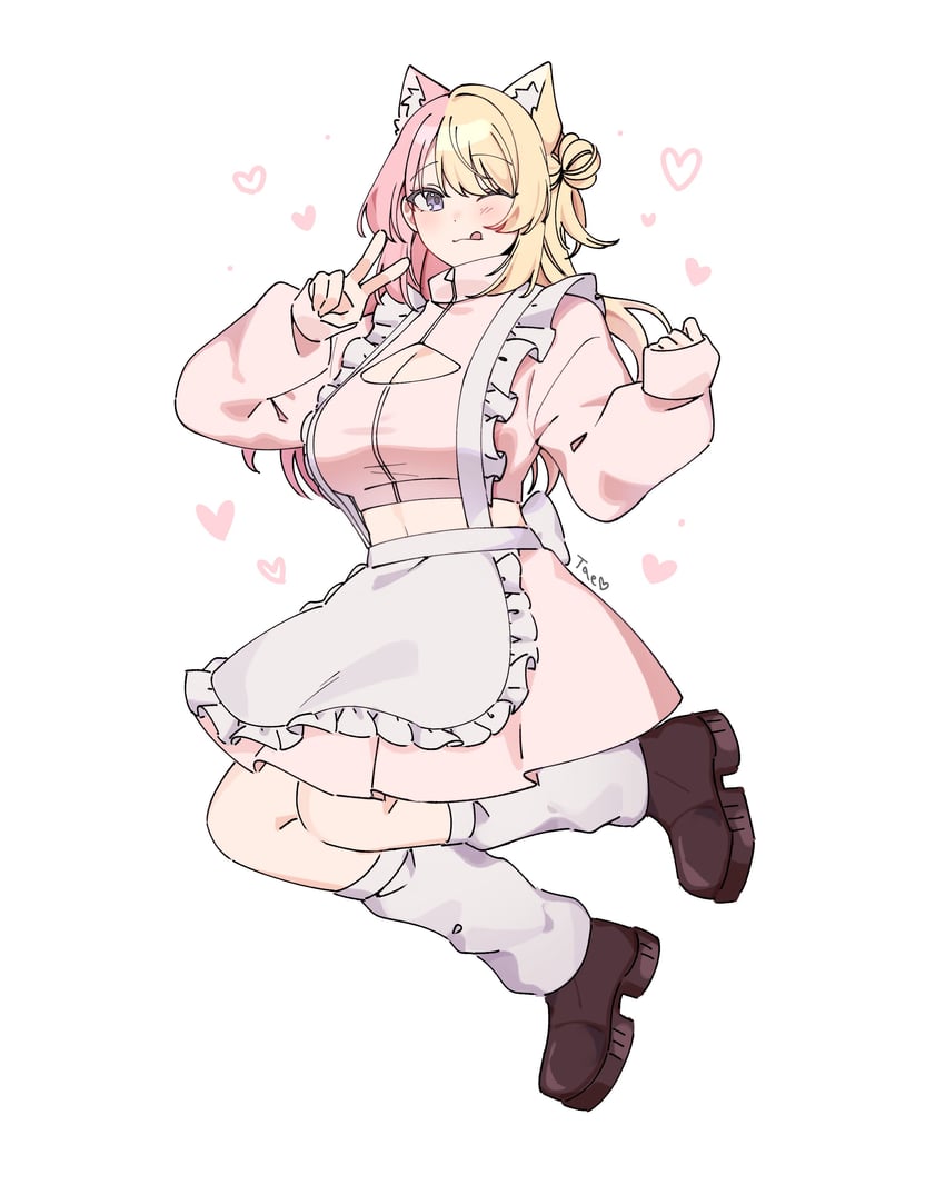 kotoka torahime (nijisanji and 1 more) drawn by taenyaki