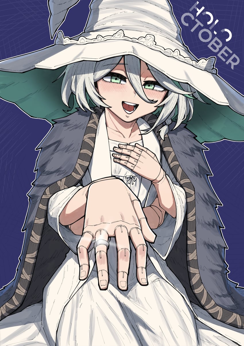 ranni the witch and cecilia immergreen (hololive and 2 more) drawn by oruruca86