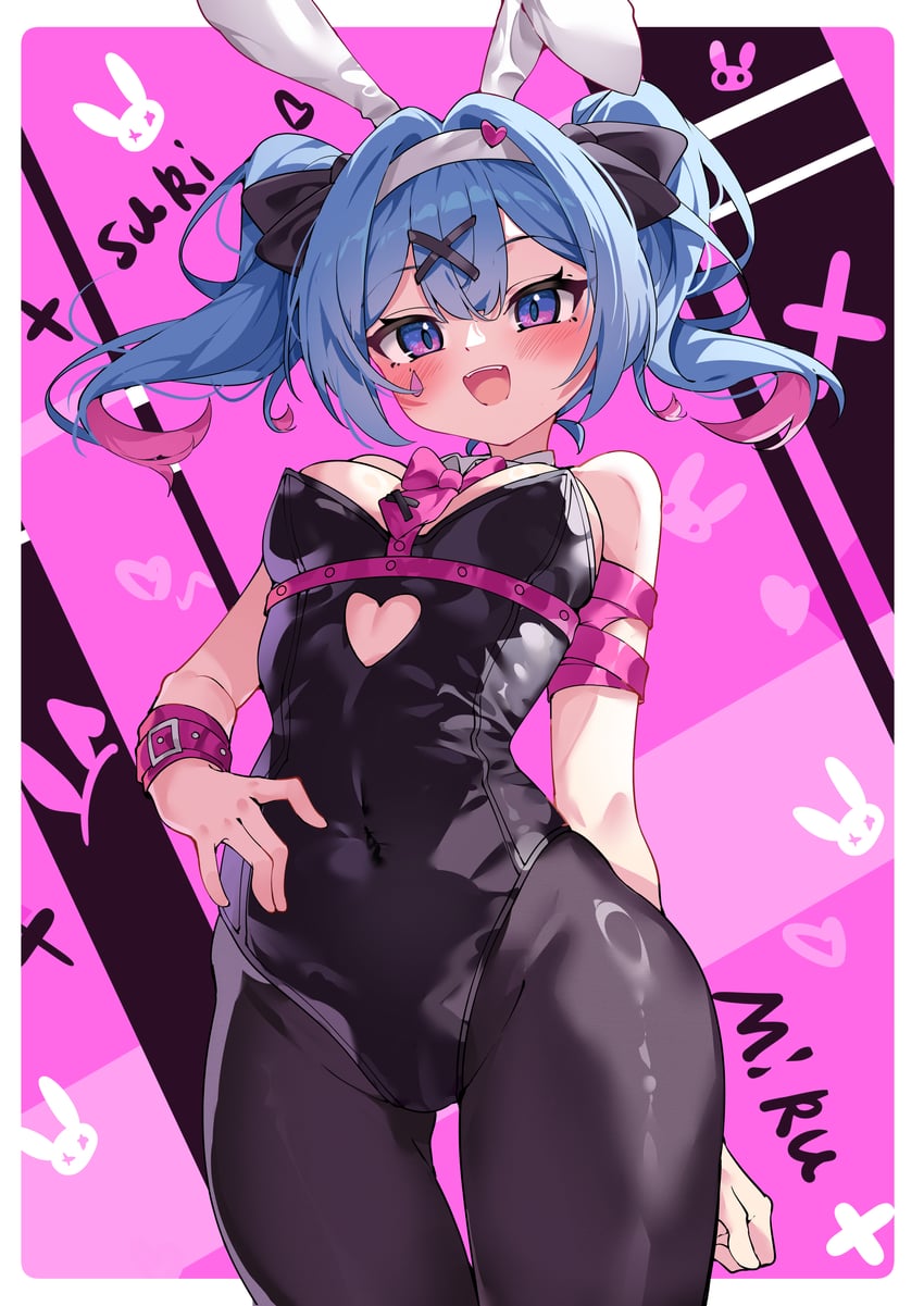 hatsune miku (vocaloid and 1 more) drawn by hua-huahua